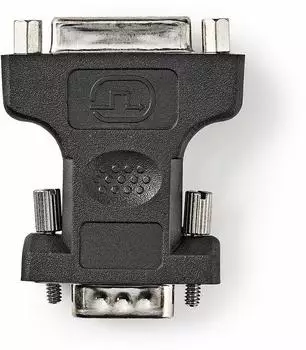 Nedis Videoadapter VGA (m) auf DVI-I 24+5-Pin (f), schwarz (CCGP32901BK)