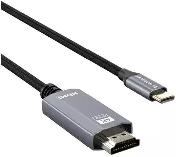 Wozinsky WCCH-01 USB-C auf HDMI Kabel 4K 60Hz, 1,8m, schwarz (WCCH-01)