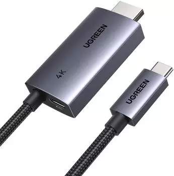 Ugreen USB-C-auf-HDMI-Kabel 4K@60Hz 100W PD 2m (55330)
