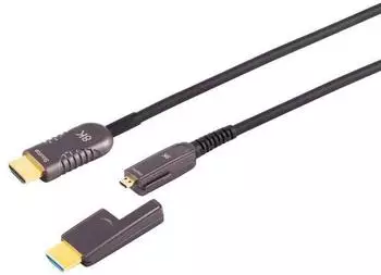 S-Conn Optisches HDMI Verlegekabel-Set 10K, 50m (30-52505)