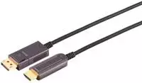 S/CONN maximum connectivity Displayportkabel-Optisches DisplayPort Adapterkabel,