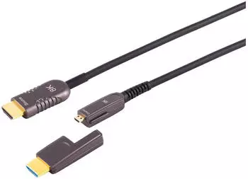 S-Conn Optisches HDMI Verlegekabel-Set 10K, 5m (30-52055)
