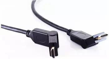 S-Conn HDMI-Kabel 4K, 2x winkelbar, schwarz, 3m (77473-7)