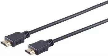 S-Conn High Speed HDMI Kabel Eco 15+1, schwarz, 7,5m (77477-10)