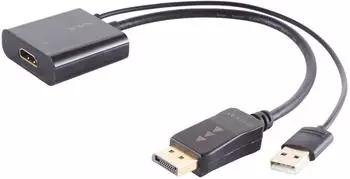 S-Conn HDMI-A auf DisplayPort Adapter 4K, 30cm (10-01011)
