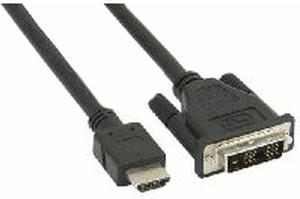 InLine 17663E HDMI-DVI Adapterkabel, HDMI Stecker auf DVI 18+1 Stecker (3,0m)