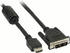 InLine 17665 HDMI-DVI Adapterkabel, 19pol St auf 18+1 St, mit Ferrit (5,0m)