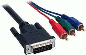InLine 17903E DVI-I Kabel 24+5 Stecker 3x Cinch RGB (3,0m)