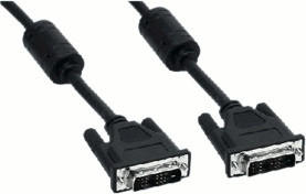 InLine 17764 DVI-D Kabel, digital 18+1 St/St, Single Link, 2 Ferrite (3,0m)