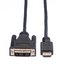 Roline Kabel DVI St - HDMI St (5,0m)