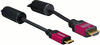 Delock HDMI Anschlusskabel HDMI-A Stecker, HDMI-Mini-C Stecker 3.00m Schwarz...