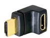 Adapter HDMI Stecker an HDMI Buchse 90° oben, Delock® [65072]