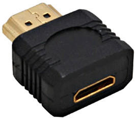 InLine 17691G HDMI Adapter, HDMI Stecker auf Mini HDMI Buchse, vergoldete Kontakte