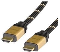 Roline GOLD HDMI High Speed Kabel, ST-ST (1,0m)
