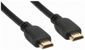 InLine 17001P HDMI 1.4, mit Ethernet, St/St, schwarz/gold (1,0m)