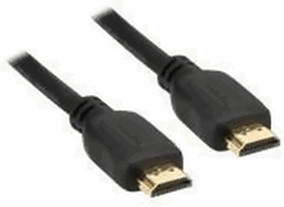 InLine 17003P HDMI 1.4, mit Ethernet, St/St, schwarz/gold (3,0m)
