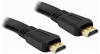 DeLock 82670 Kabel High Speed HDMI mit Ethernet A Stecker / Stecker flach (2,0m)