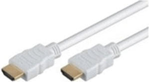 Mcab 7003012 HDMI Hi-Speed Kabel with Ethernet - weiß (2,0m)