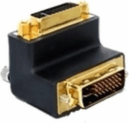 DeLock Adapter DVI 29pin Stecker-Buchse rechts gewinkelt (65173)
