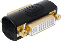 Delock 65225 DVI Adapter [1x DVI-Buchse 24+5pol. - 1x DVI-Buchse 24+5pol.]