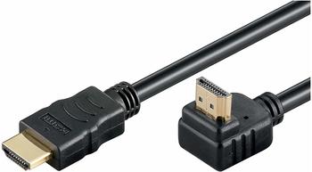 Goobay HDMI Kabel HiSpeed/wE 0500 G-90° (5,0m)
