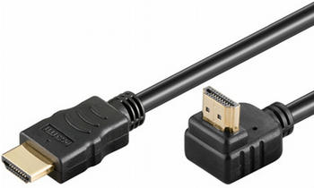 Goobay HDMI Kabel HiSpeed/wE 0100 G-90° (1,0m)