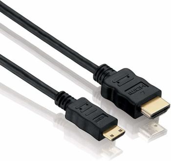 Poppstar 1001018 Eco Mini HDMI Verbindungskabel (2,0m)