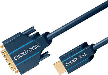 Clicktronic 70344 Casual HDMI / DVI-Adapterkabel (7,5m)