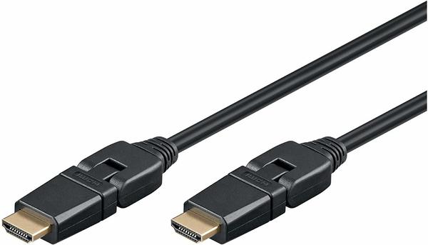 Goobay HDMI Kabel HiSpeed/wE 0100 G-360° (1,0m)