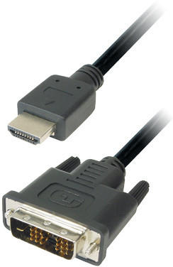 Transmedia C 197-x HDMI-Adapterkabel - HDMI St - DVI-D St