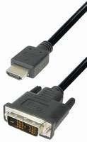 Transmedia C 197-15 HDMI-Adapterkabel - HDMI St - DVI-D St (15,0m)