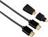 Hama 74242 High Speed HDMI-Kabel, Ethernet, St/St (1,5m) + 2 HDMI-Adapter