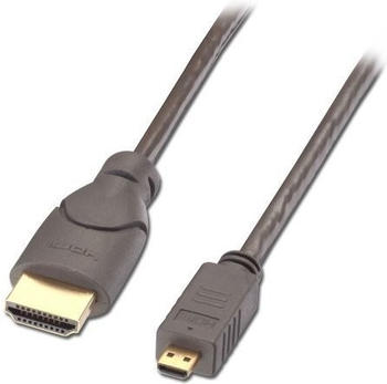 Lindy 41354 High-Speed-HDMI-Kabel, Typ A/D (Micro) (3,0m)
