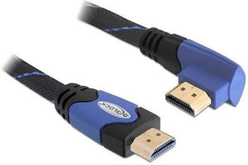 DeLock 82955 Kabel High Speed HDMI mit Ethernet gewinkelt A-A / St-St (1,0m)