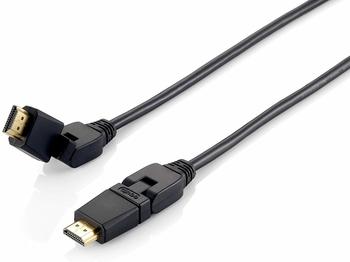 Equip 119362 High Speed HDMI Kabel mit Ethernet schwenkbar (2,0m)