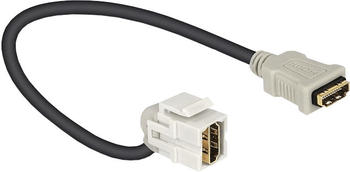 DeLock Keystone Module HDMI Buchse > HDMI Buchse mit Kabel