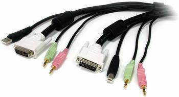 StarTech 4-in-1 USB DVI KVM Kabel (1,8m)