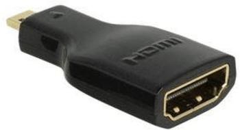 DeLock 19-polig (W) - 19-polig Micro-HDMI (M) - Schwarz (65664)