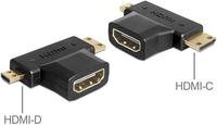 Delock 65446 - Hdmi-c / Hdmi-d - Hdmi-a - Schwarz