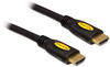 DeLock High Speed - HDMI mit Ethernetkabel - HDMI (M) bis HDMI (M) - 1,5m - Schwarz (83738)