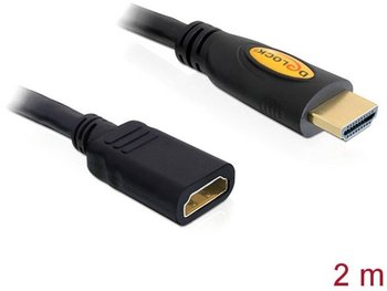 DeLock Kabel High Speed HDMI mit Ethernet Verlängerung - 28 AWG - HDMI, 19-polig (M) - HDMI, 19-polig (W) - 2,0m