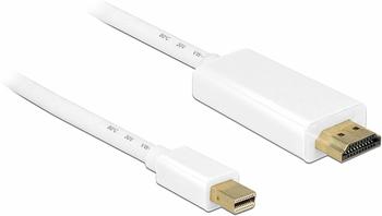 DeLock Kabel mini DisplayPort 1.2 Stecker > HDMI-A Stecker 1m (83706)
