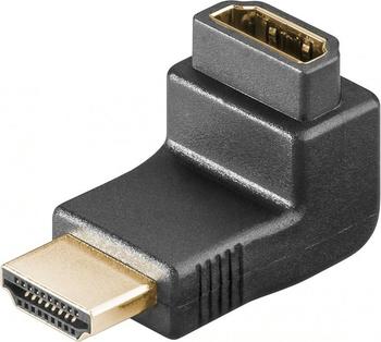 Goobay 68782 HDMI Winkeladapter, HDMI Standard-Stecker (Typ A) > HDMI A-Buchse