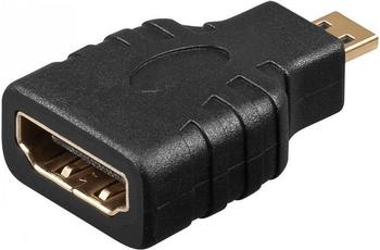 Goobay 68842 HDMI-Adapter, HDMI A-Buchse > HDMI D(Micro)-Stecker, Schwarz