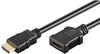 Goobay 69912 High Speed HDMI Verlängerungs-Kabel mit Ethernet HDMI A-Stecker > HDMI A-Buchse