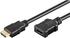 Goobay 69912 High Speed HDMI Verlängerungs-Kabel mit Ethernet HDMI A-Stecker > HDMI A-Buchse
