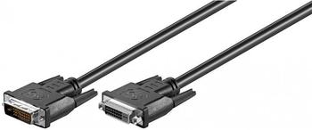 Goobay 50855 DVI-D FullHD Verlängerungskabel Dual Link, Schwarz, 2 m
