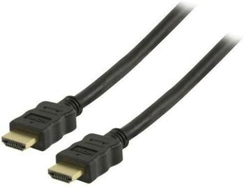 Valueline High Speed HDMI Kabel mit Ethernet HDMI Stecker - HDMI Stecker 90° gewinkelt 1,50 m schwarz
