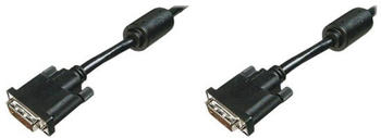 MicroConnect Dual Link - DVI-D (M) bis DVI-D (M) - 3,0m - Daumenschrauben - Schwarz (MONCC3F)