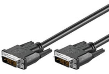 MicroConnect DVI-Kabel - Single Link - DVI-D (M) bis DVI-D (M) - 5,0m - Daumenschrauben - Schwarz (MONCCS5)